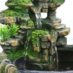 Home Garden Crafts Creative Indoor Simulation Resin Rockery Waterfall